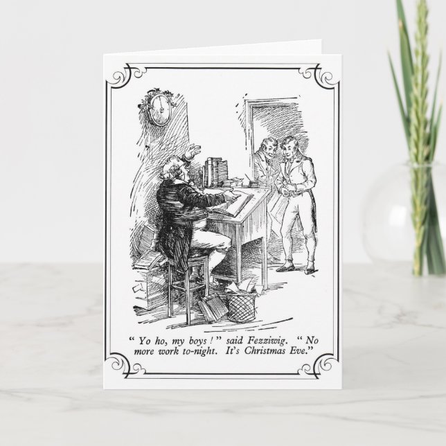 Jul Sång: Julen Kväll Helgkort (Framsida)