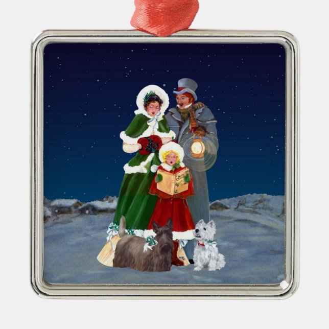 Jul Sång Julgransprydnad Metall (Framsidan)