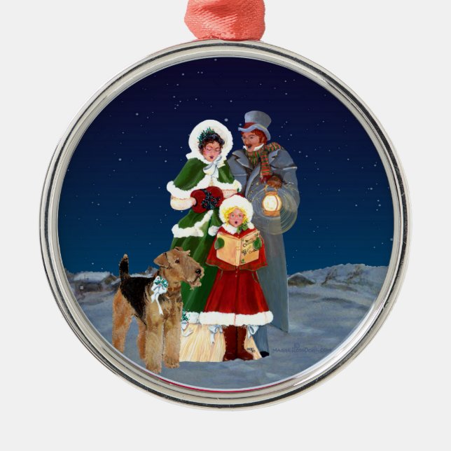 Jul Sång Julgransprydnad Metall (Framsidan)