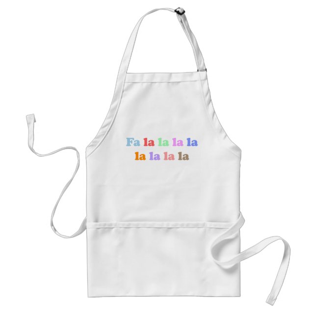 Jul Sång Lyric Apron Förkläde (Framsidan)