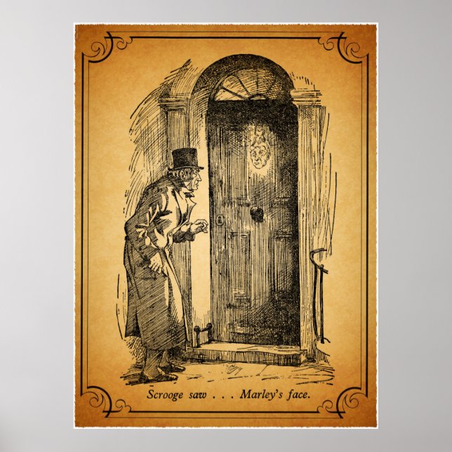 Jul Sång: Marleys Ansikte Poster (Framsidan)