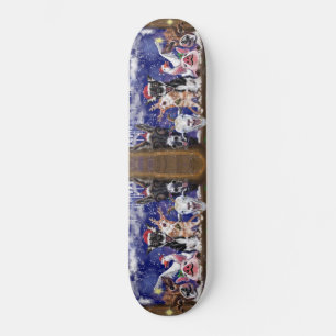 Jul Sång - Party - Lycklig Mini Skateboard Bräda 18,5 Cm