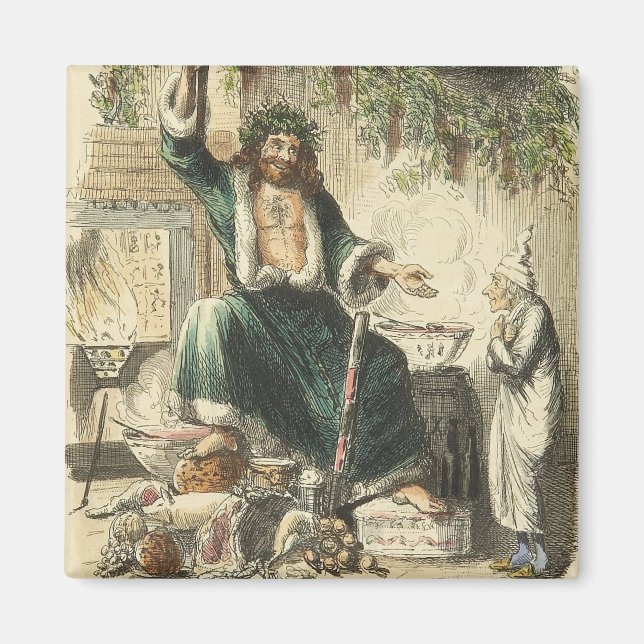 Jul Sång: Scrooges tredje besökare Magnet (Framsidan)