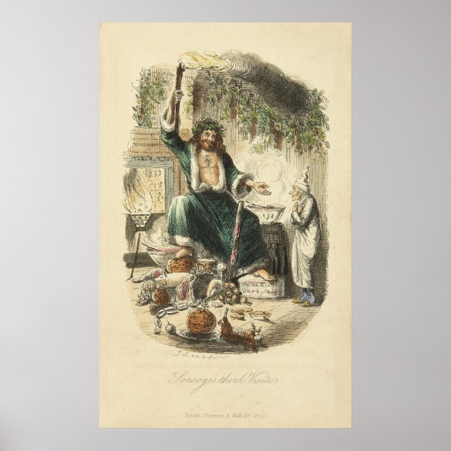Jul Sång: Scrooges tredje besökare Poster (Framsidan)