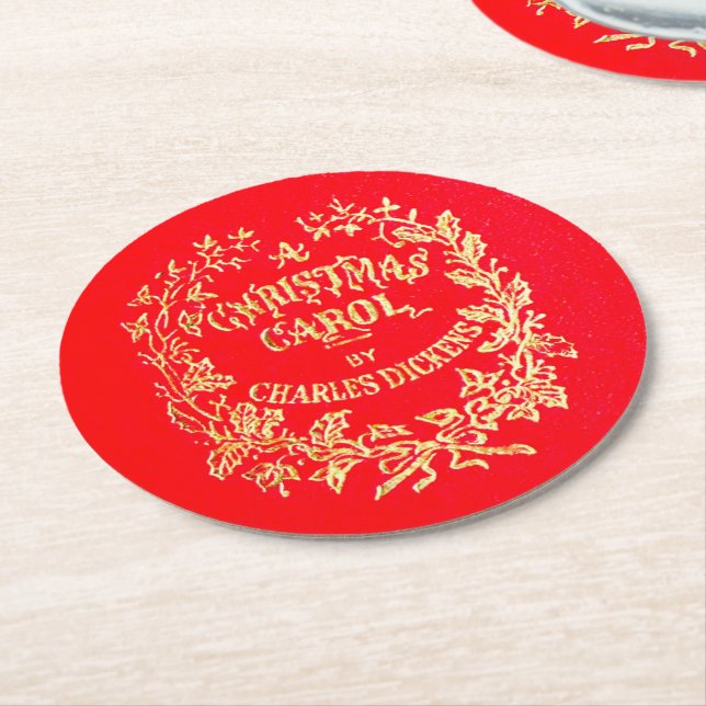 Jul Sång | Underlägg Papper Rund (Vinklad)