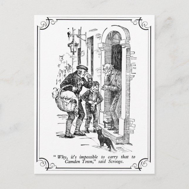 Jul Sång: Varför, det är omöjligt Helg Vykort (Framsida)