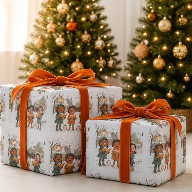 Jul sångare  presentpapper (Skapare uppladdad)