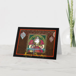 Jul Sankt Nicholas Ornaments-kort Helgkort