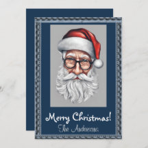 Jul Santa 7 God Jul! Julkort