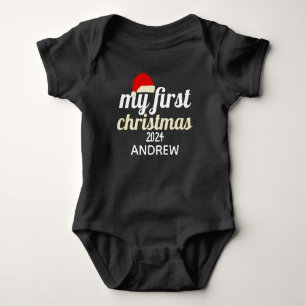Jul Santa Baby Photo Personalize Namn T Shirt
