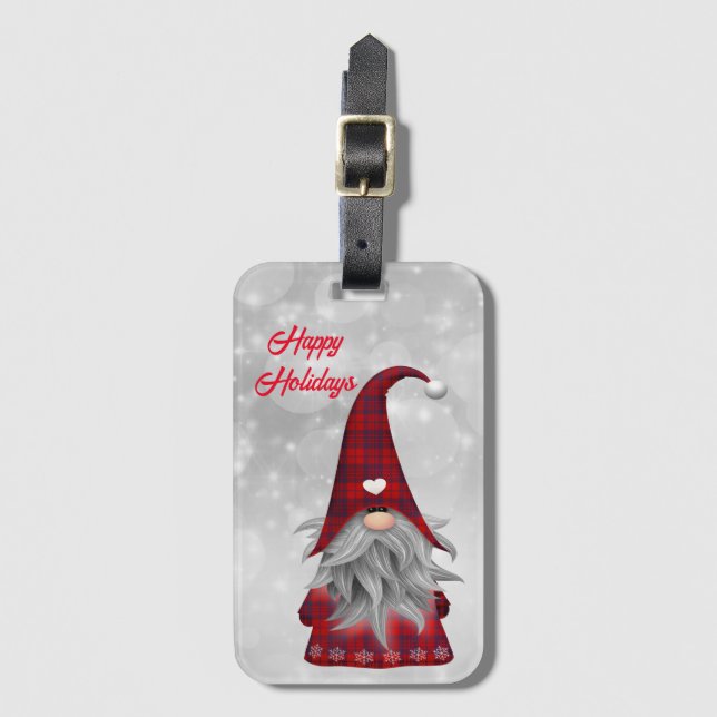 Jul Santa Bagagebricka (Framsida vertikal)