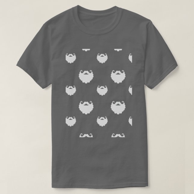 Jul Santa Beard mönster T Shirt (Design framsida)