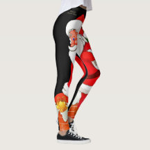 Jul Santa Claus Leggings
