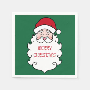 Jul Santa Claus Party Papper Pappersservett