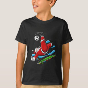 Jul Santa Fotboll Cykel Spark Jul Sport T Shirt
