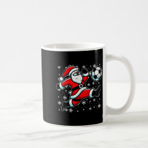 Jul Santa Fotboll Spark Jul Fotboll Män Pojkar Kaffemugg