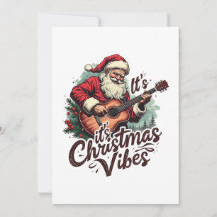 Jul Santa Gitarrspelare - Rockar runt Inbjudningar