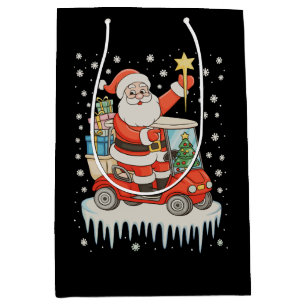 Jul Santa Golf Golfkärra Holiday Xmas