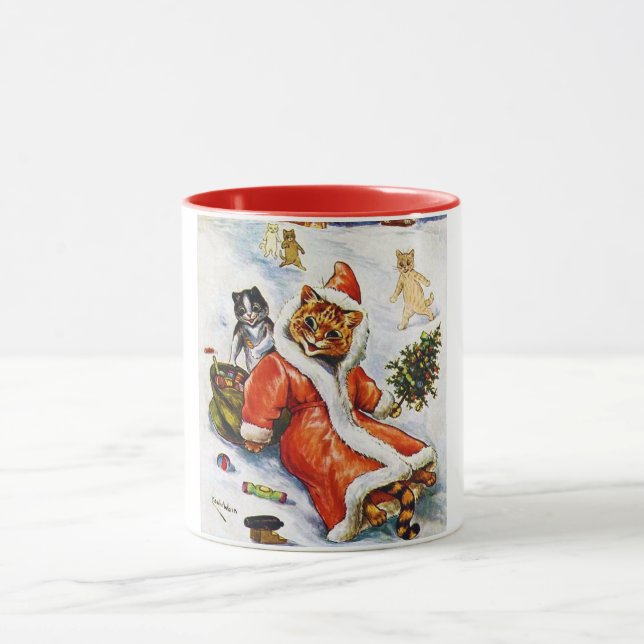 Jul Santa Katt, Louis Wain Mugg (Center)