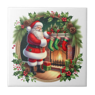 Jul Santa Keramisk Kakel