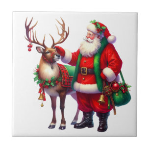 Jul Santa Keramisk Kakel