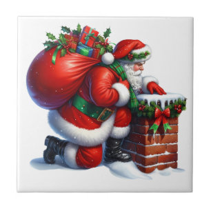 Jul Santa Keramisk Kakel