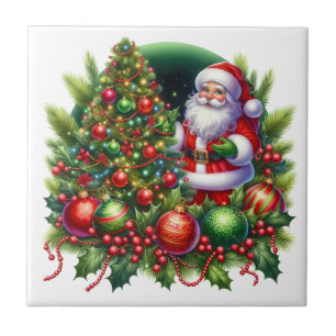 Jul Santa Keramisk Kakel