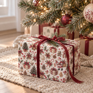 Jul Santa & presenter Holiday Presentpapper