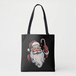 Jul Santa Retropresent Vintage Tygkasse