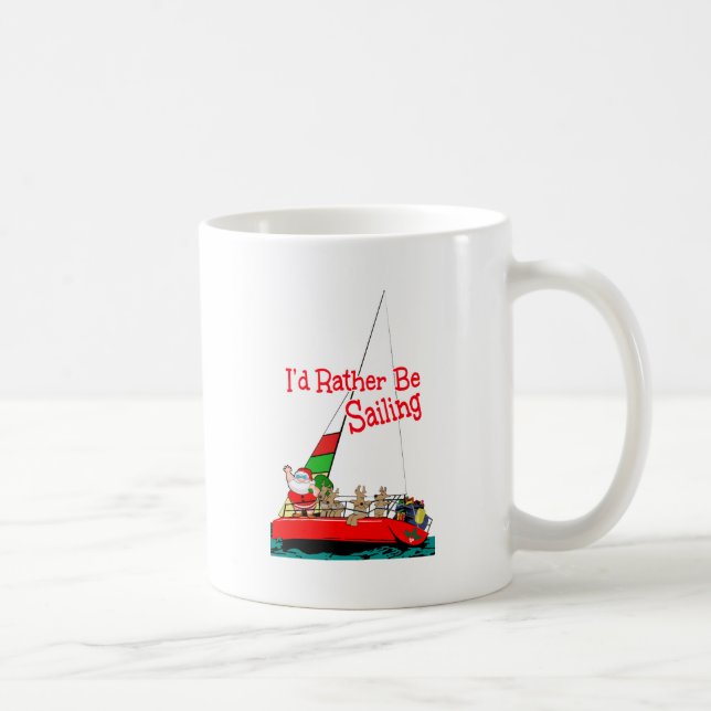 Jul SANTA SAILING Sail Kaffemugg (Höger)