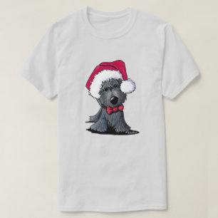 Jul Santa Scottish Terrier T Shirt
