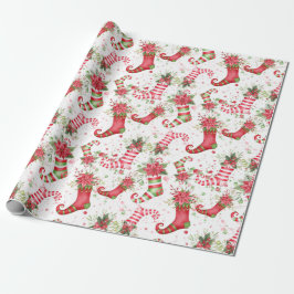 Jul Santa-sockor normal skala Presentpapper