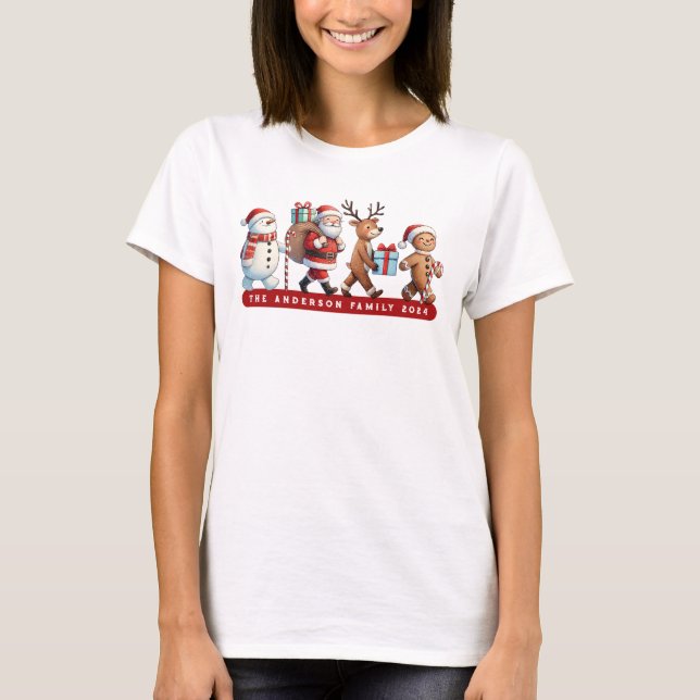 Jul Santa T-Shirt (Framsida)