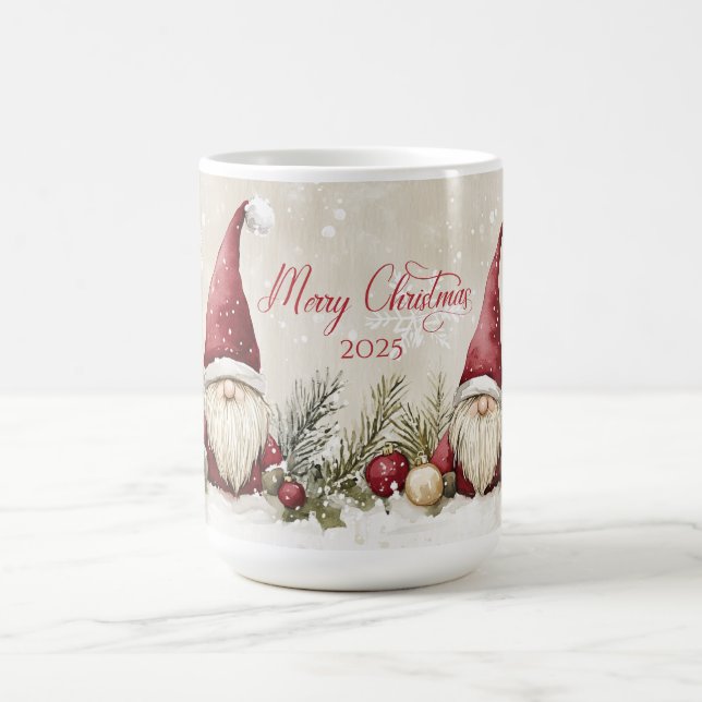 Jul Santa Tomtar, Tall, Bär | Kaffemugg (Center)