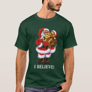 Jul Santa tror jag manar t-skjorta Tee