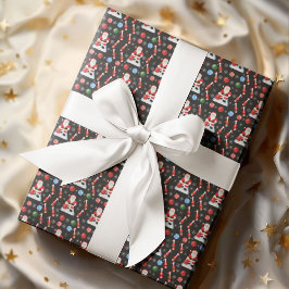 Jul Santa's Bowlingmönster Presentpapper