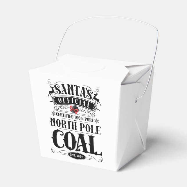 Jul - Santa's Box of Coal Presentaskar (Framsidan Sidan)