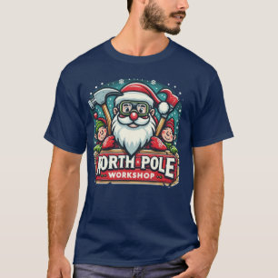 Jul 🎄 Santa's Workshop 🎅 North Pole Lapland T Shirt