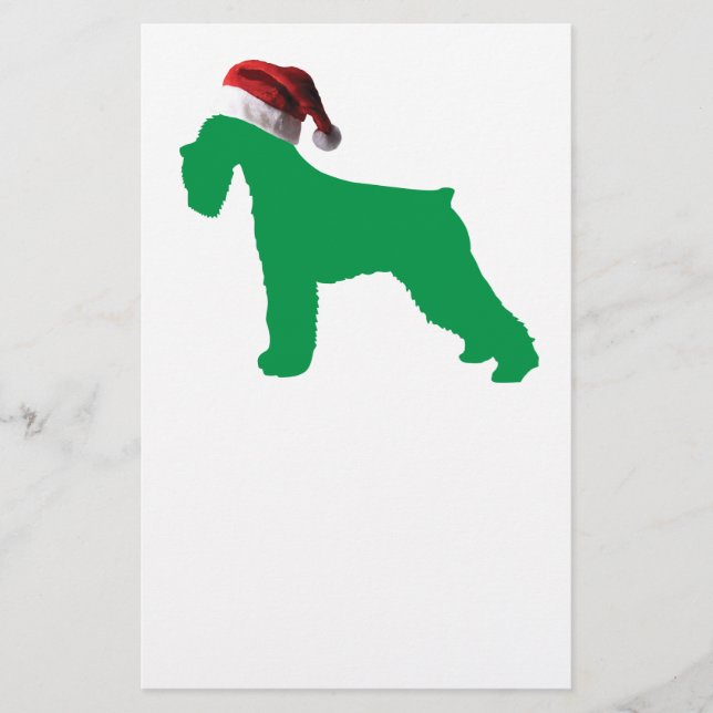 Jul Schnauzer Brevpapper (Framsida)