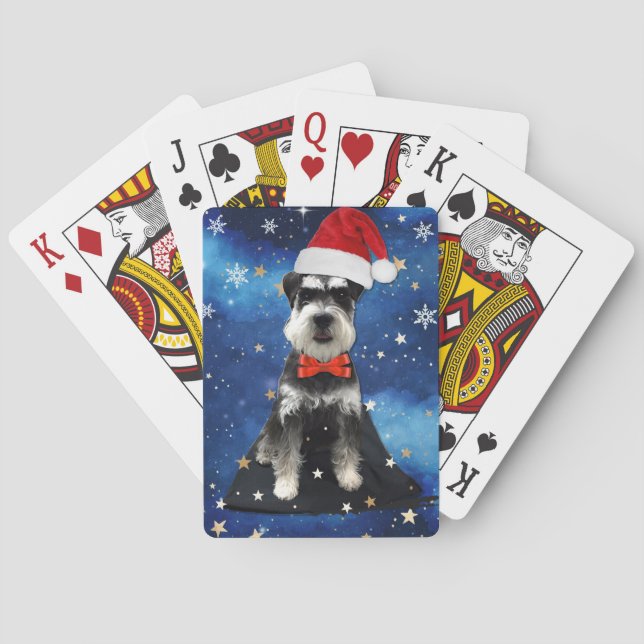 Jul Schnauzer Casinokort (Baksidan)