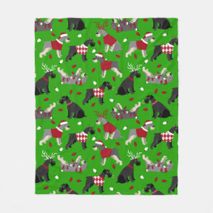 Jul Schnauzer Fleece Blanket
