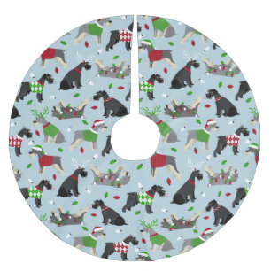 Jul Schnauzer Julgransmatta Borstad Polyester