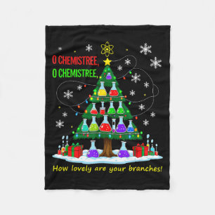 Jul Science Lärare 67 Meme Santa Oh Kemist Fleecefilt