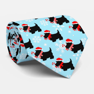 Jul Scottie Hundar Mönster Slips