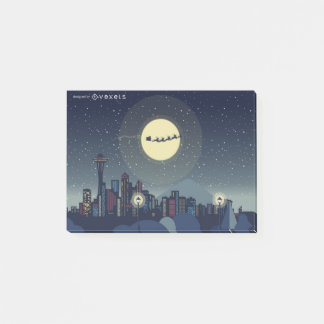 Jul Seattle Skyline Post-it Block