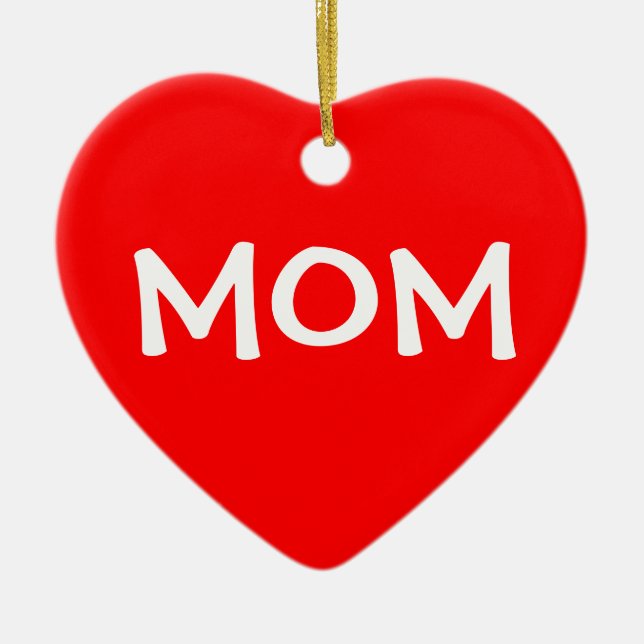 Jul Selfish Mamma Julgransprydnad Keramik (Framsidan)