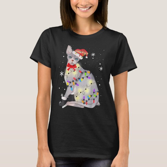 Jul Sfynx Katt T Shirt (Framsida)