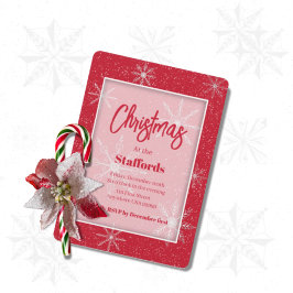 Jul Shadowbox Silver-inbjudan Inbjudningar