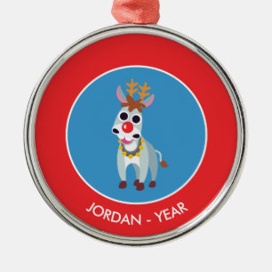 Jul Shane Donkey Julgransprydnad Metall