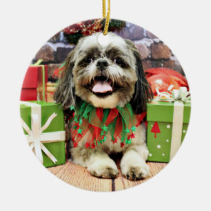 Jul - Shih Tzu - Jake Julgransprydnad Keramik